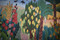 10x5.7 ft Extra Large Handwoven Egyptian Wool Tapestry, Village Life Wall Hanging, Signed Kilim Rug Folk Art
