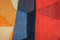 47x32" Handwoven Egyptian Wool Tapestry, Woman Carrying Bread Wall Hanging, Signed Original Folk Art