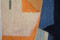 47x32" Handwoven Egyptian Wool Tapestry, Woman Carrying Bread Wall Hanging, Signed Original Folk Art