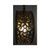 Hand-Blown Glass Pendant Lamp, Moroccan Brass