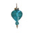 Hand-Blown Glass Kitchen Pendant, Moroccan Brass
