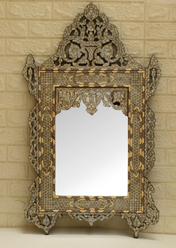 Handmade Mirror Wall Frames Decor, Art Decor Furniture, Wood Mirror Frame  Inlaid