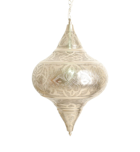 Gold Brass Moroccan Ceiling Light for Dining Room