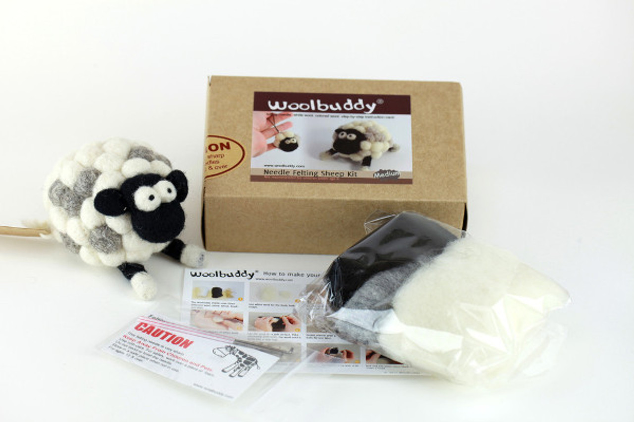 Woolbuddy Needle Felting Kit - Llama Kit - Rawcraft