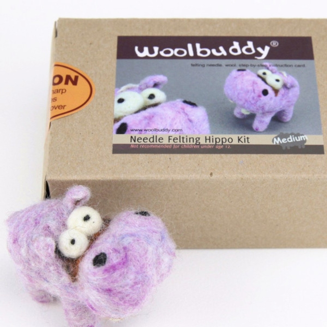 Hippo Needle Felting Kit (advanced Beginner)