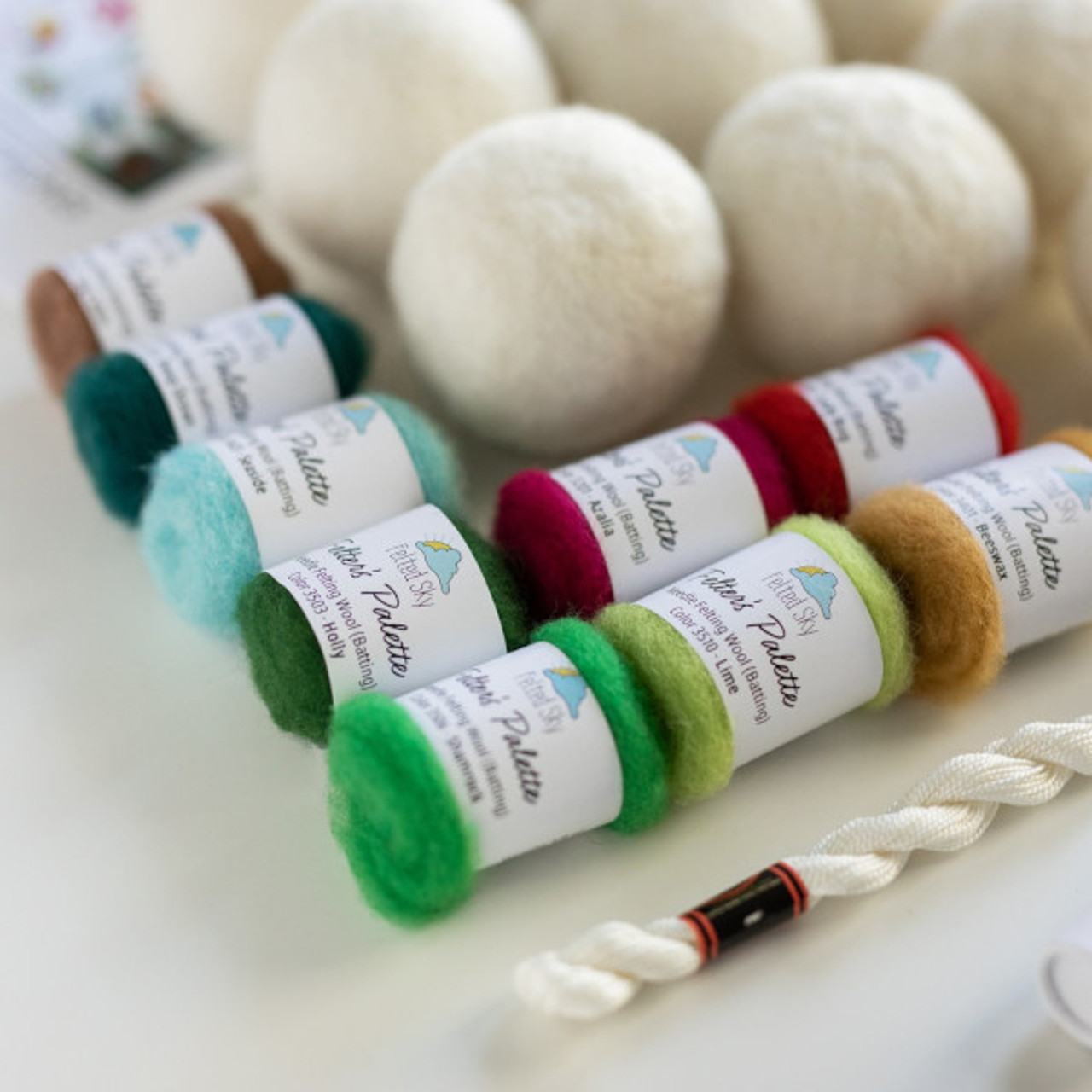 Felted Sky Needle Felting Kits - Four Purls Yarn Shop