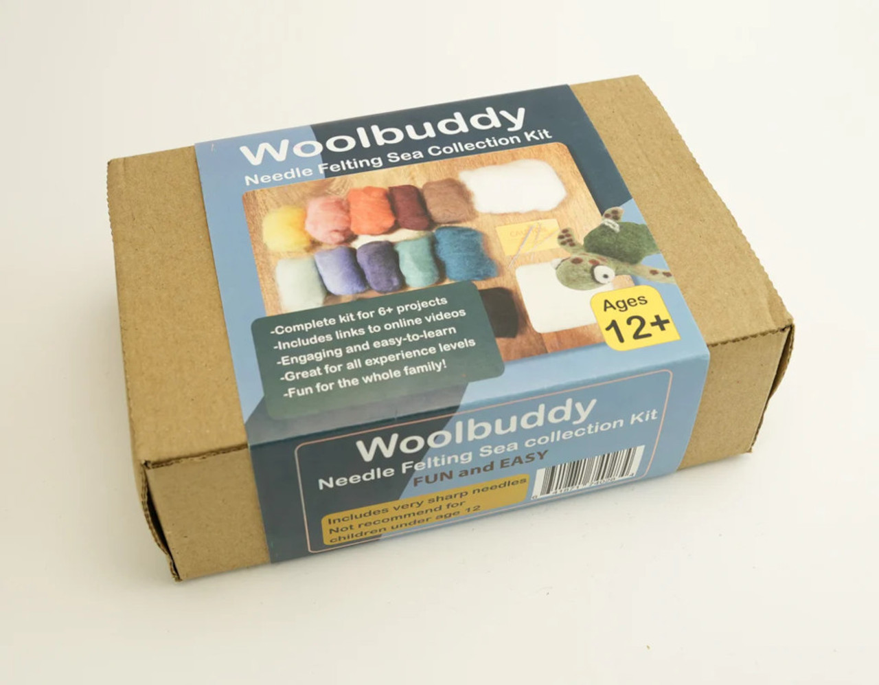 Octopus Needle Felting Kit - Woolbuddy, Felting Kit - Halcyon Yarn