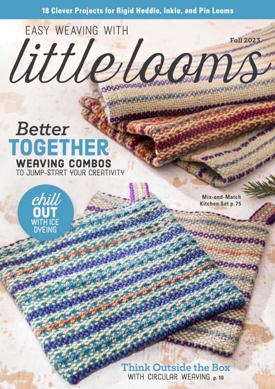 Handwoven Magazine Easy Weaving with Little Looms Fall 2023 - The Websters