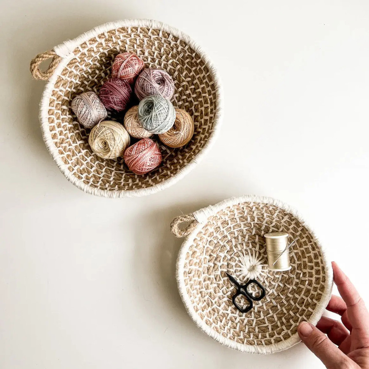 Flax & Twine Weaving Kit Adeline Linen Dish - The Websters