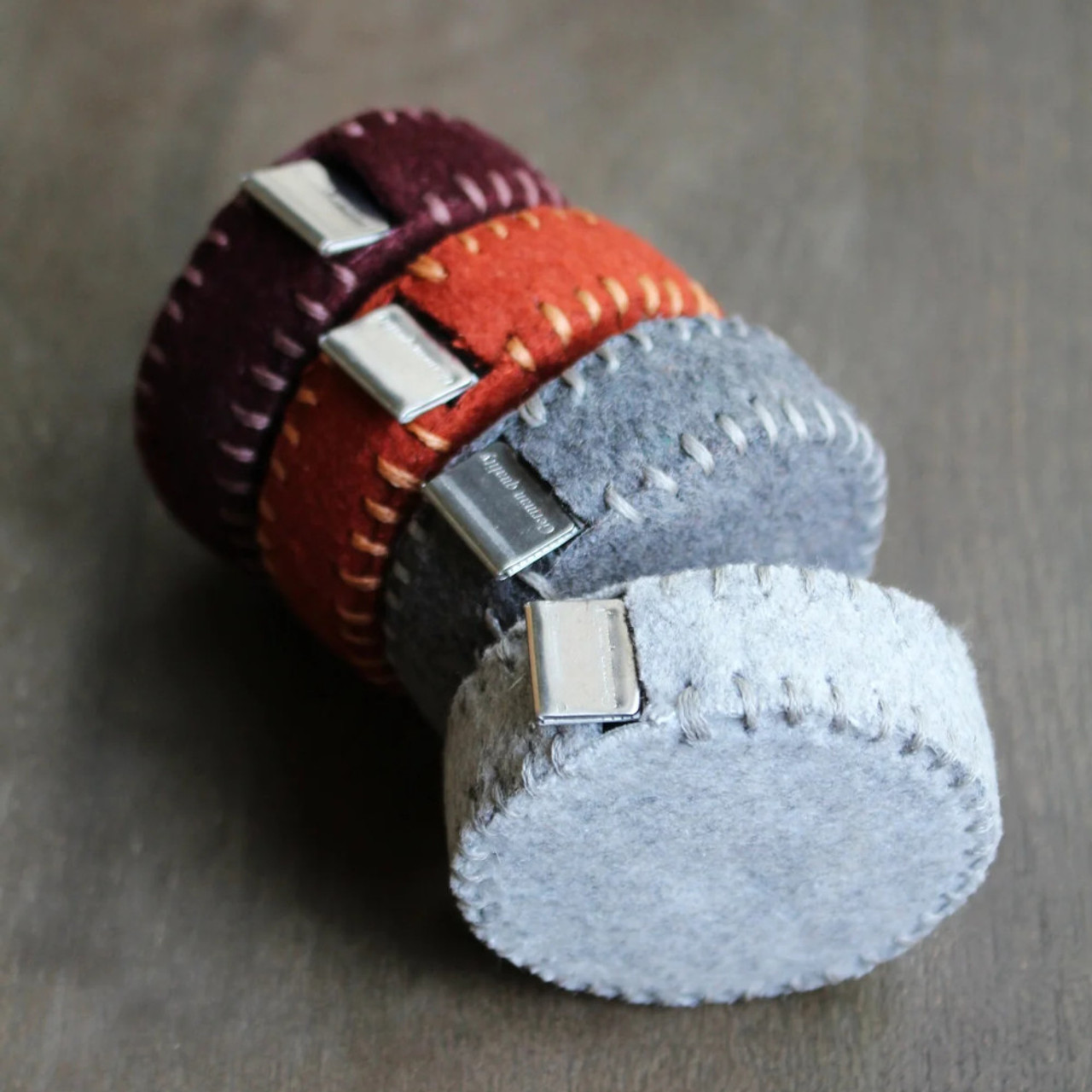 Never Not Knitting Hand-Stitched Leather Tape Measure - The Websters