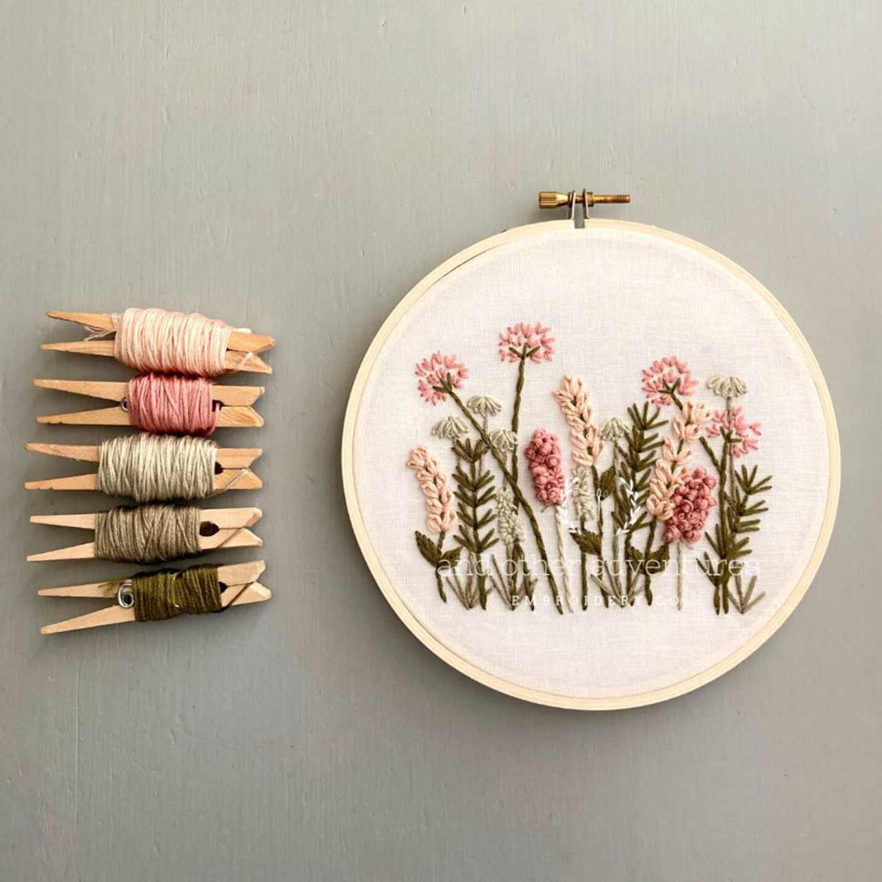 Embroidery Kit - Autumn Wildflowers