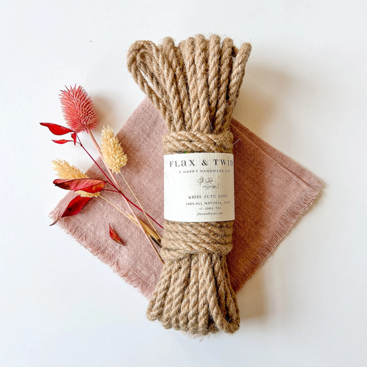 Flax & Twine Jute Rope - The Websters