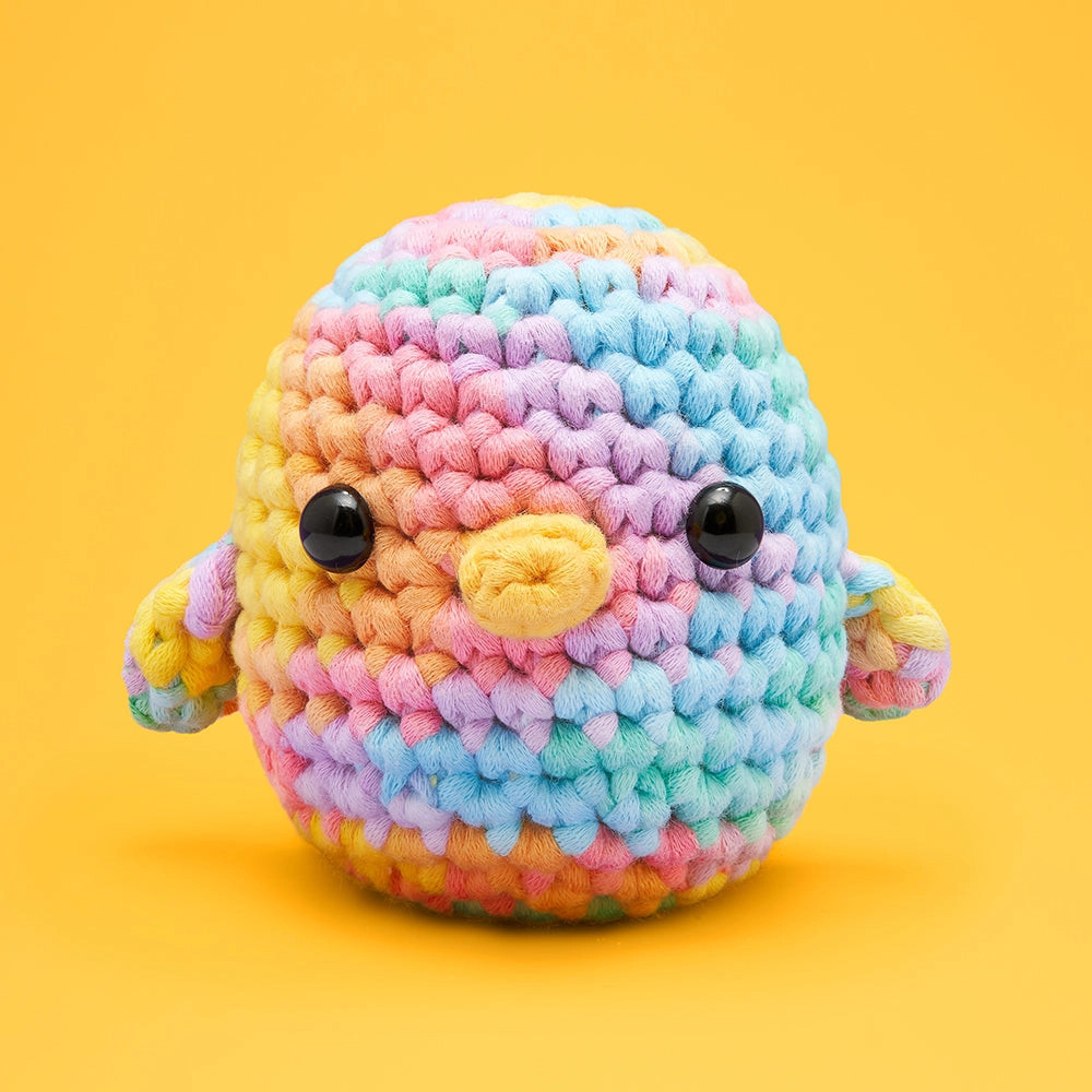 Woobles Beginner Crochet Kit Kiki Chick (Pastel) - The Websters