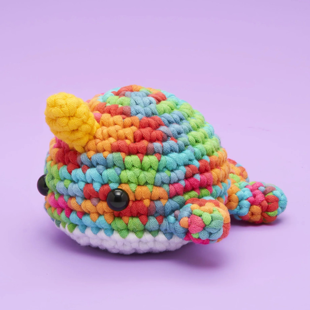 Woobles Beginner Crochet Kit Bjorn Narwhal (Boogie) - The Websters