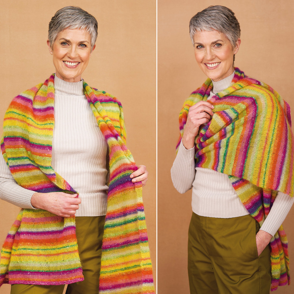Rowan Kaffe Fassett Winter Sunset Scarf Kit - The Websters