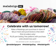 Malabrigo Day is Tomorrow!