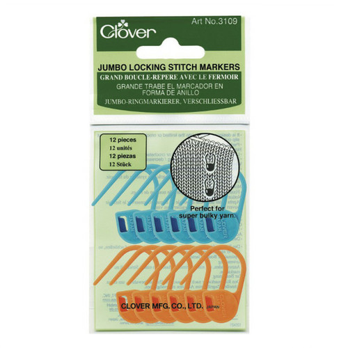 Clover Lock Ring Markers, 20/pkg