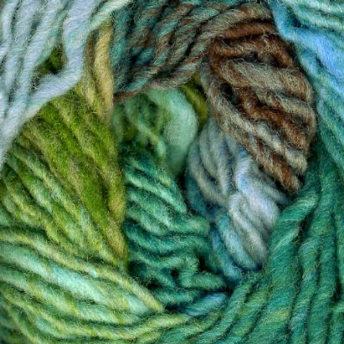 Noro Kureyon Yarn 344 Jade Sky Green Brown-0