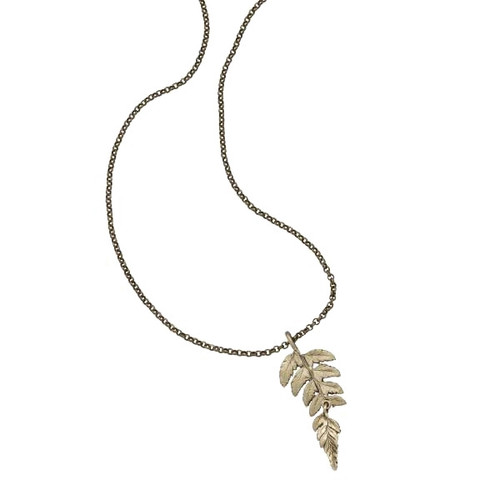 Michael Michaud Necklace Fern Leaf Pendant-0