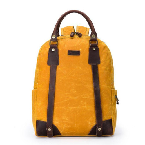 Della Q Maker's Canvas Backpack Mustard