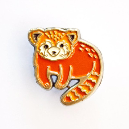 Boy Girl Party Enamel Pin Red Panda