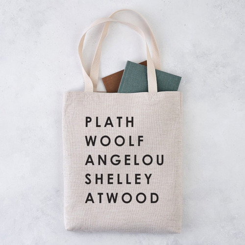 Bookishly Tote Iconic Feminist Authors Literary List