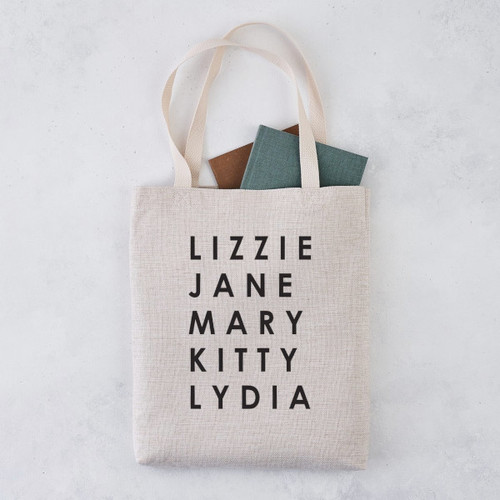 Bookishly Tote Pride and Prejudice Bennet Sisters