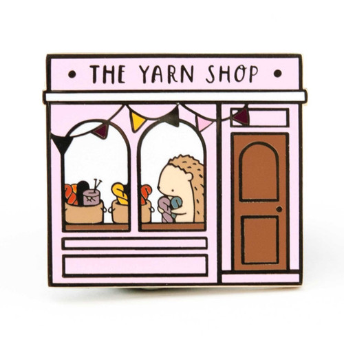 The Clever Clove Enamel Pin Brambleberry Yarn Shop
