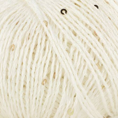 Sesia Flora Paillettes Yarn 0280 Natural