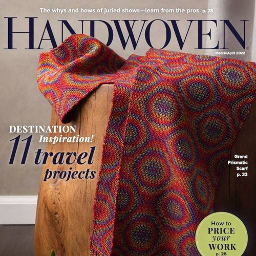 Handwoven Magazine March April 2022 Cover Thumbnail