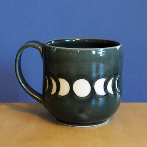 JaMpdx Mug 12 oz Moon Phase