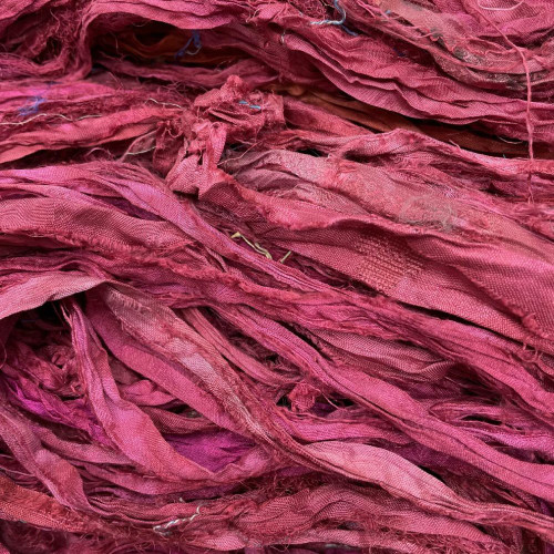 Frabjous Fibers Sari Ribbon Yarn Sangria