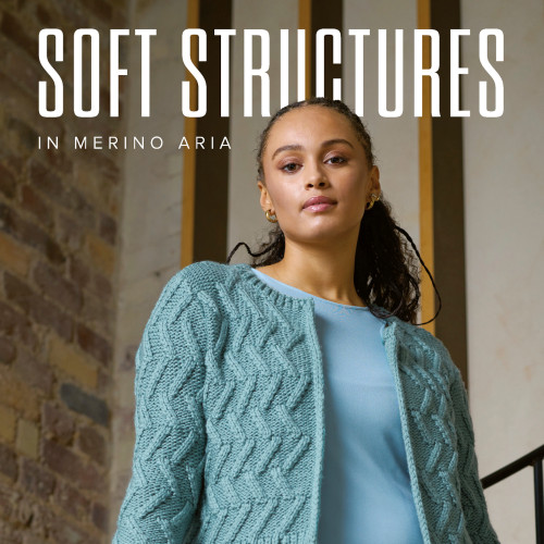 Rowan Book Soft Structures in Merino Aria Cover Thumbnail