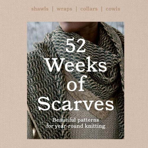 Laine Book 52 Weeks of Scarves Cover Thumbnail