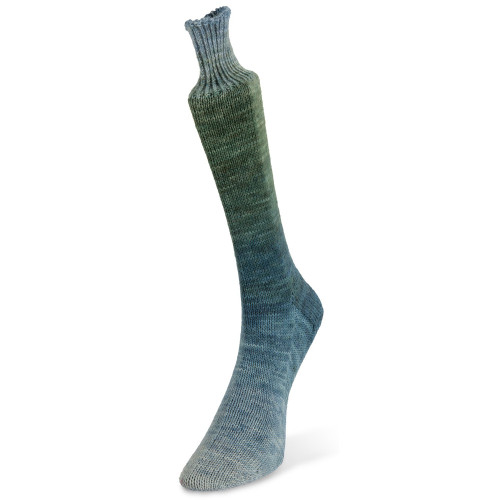 Laines du Nord Watercolor Sock Yarn 101 Greens Blues