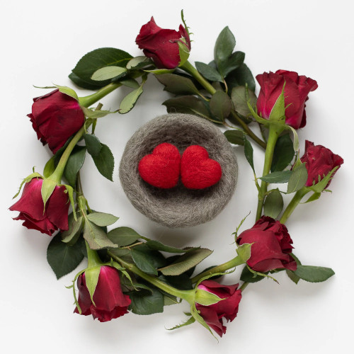 Felted Sky Love Nest Mini Sculpting with Wool Needle Felting Kit