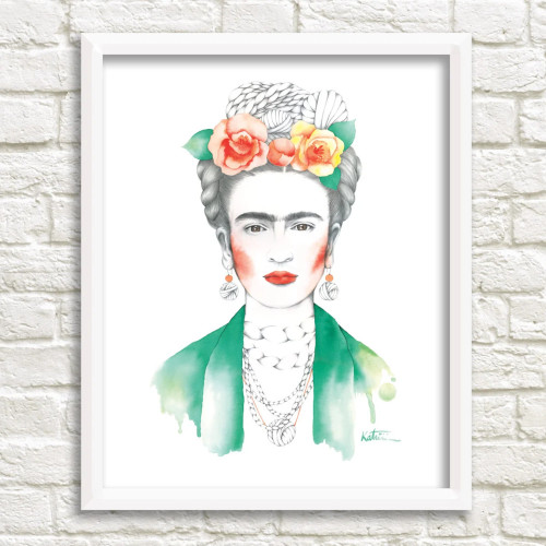 Katrinn Pelletier Art Print Frida Kahlo