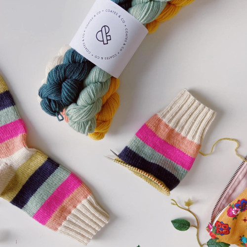Coates & Co. Cottage Sock Yarn Mini Skein Set