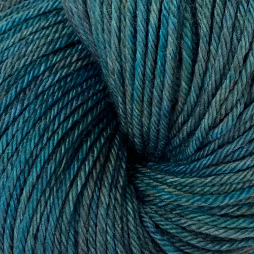 Knitty Gritty Winter Pillow Worsted Yarn Blue Algae