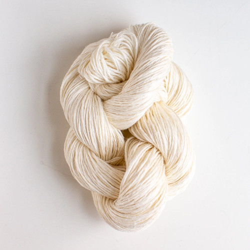 Flax & Twine Daytime Linen Fingering Mini Spool Ivory