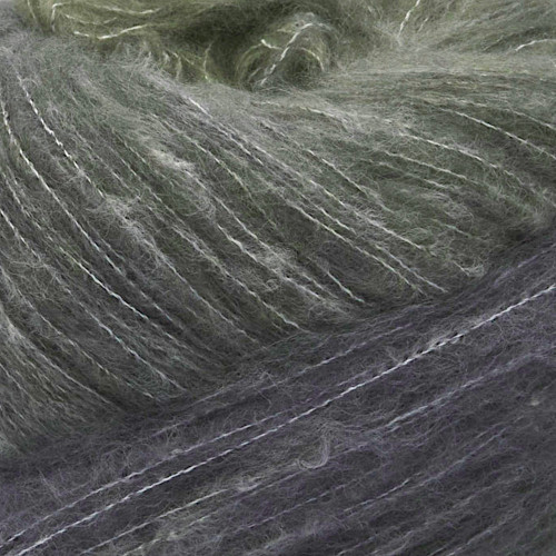 Laines du Nord CashSilk Cotton Degrade Yarn 008 (Moss/Khaki)