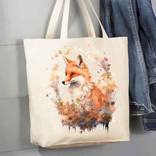 Avery Lane Gifts Tote Red Fox Animal Hunting