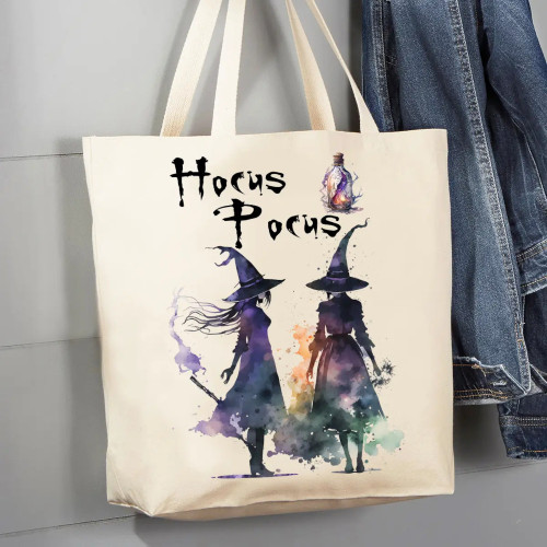 Avery Lane Gifts Tote Halloween Hocus Pocus Witches