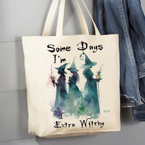 Avery Lane Gifts Tote Halloween Some Days I'm Extra Witchy