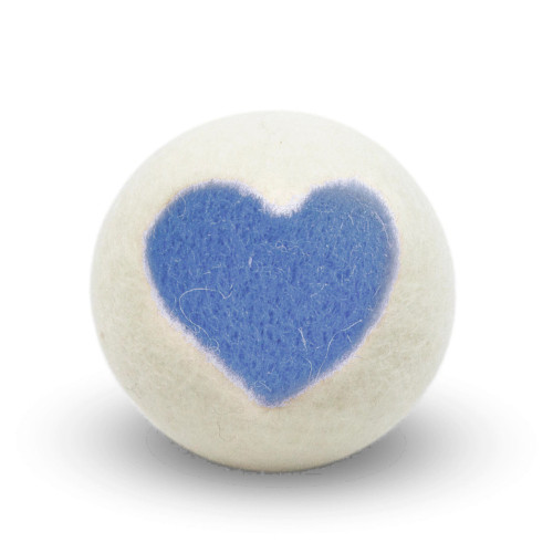 Friendsheep Dryer Ball Single Heart (Blue)