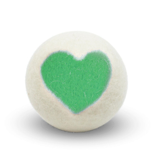 Friendsheep Dryer Ball Single Heart (Green)