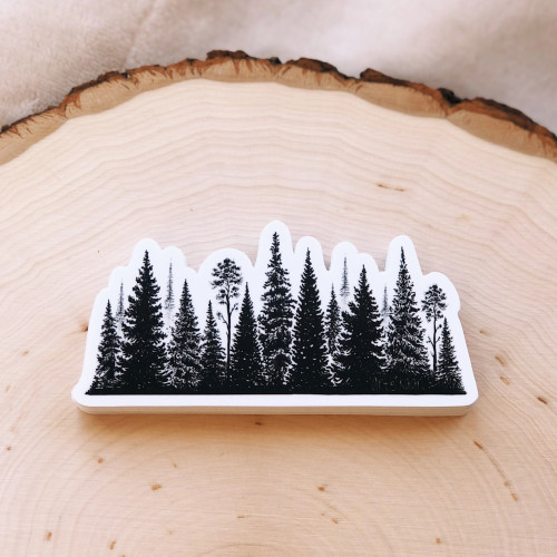 Kaari & Co. Vinyl Sticker Treescape Line