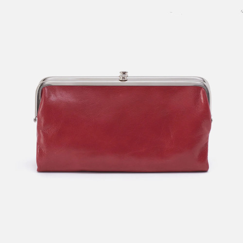 Hobo Lauren Clutch Wallet Cranberry