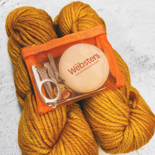 Websters Beginning Knit Kit Orange