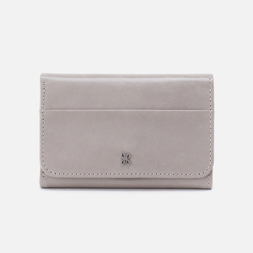 Hobo Jill Wallet Light Grey Logo